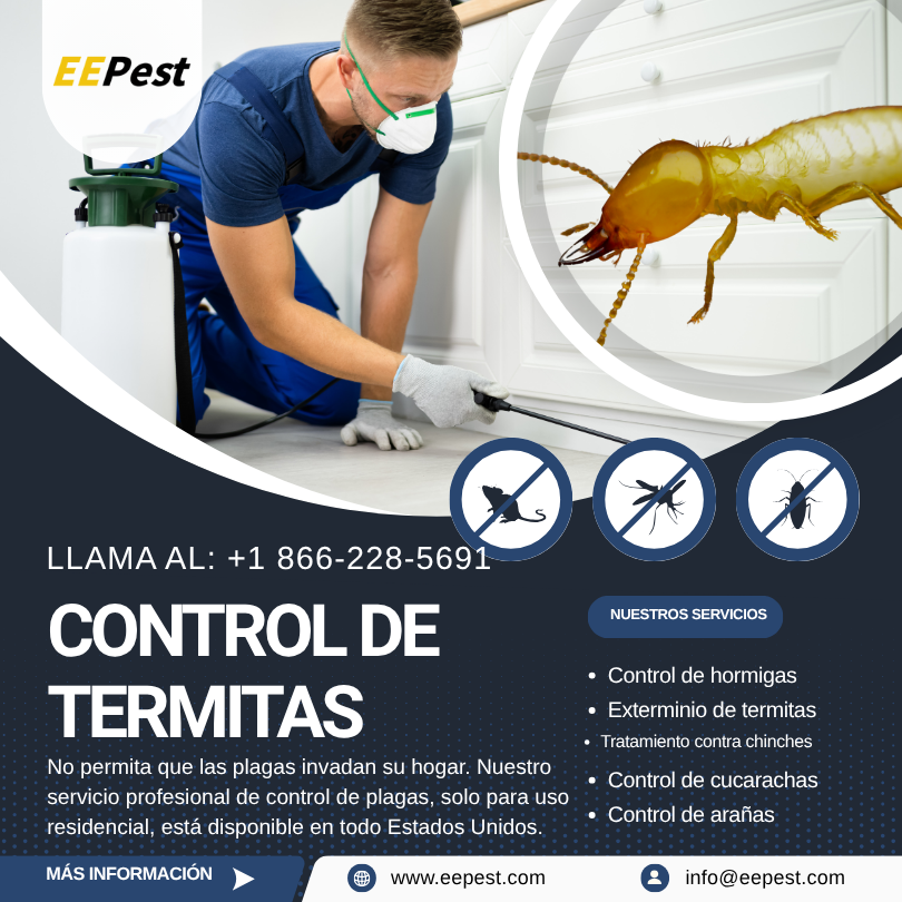 Empresa de control de termitas en Wrightsboro, Georgia cerca de mí. Llame al (888) 217-3407.