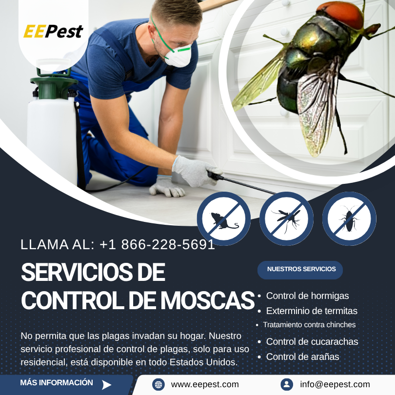Empresa de control de moscas en Wrightsboro, Georgia cerca de mí. Llame al (888) 217-3407.